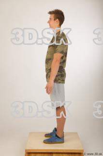 Whole body army tshirt light gray shorts of Timothy 0003